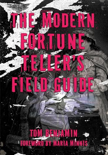 Book cover: a fortune teller at a table with tarot cards.