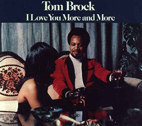 CD cover: Tom Brock portrait with a couple in a living room.