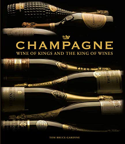 Book cover featuring stacked champagne bottles and gold lettering.