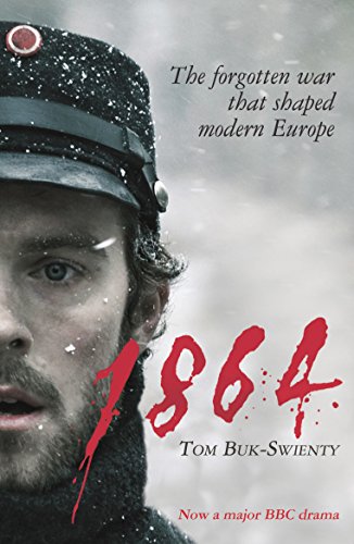 Book cover featuring a soldier in a snowy landscape with the title 1864.
