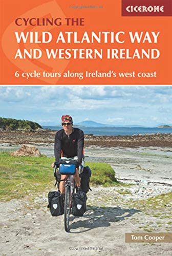 Book cover featuring a cyclist on a coastal Irish landscape.