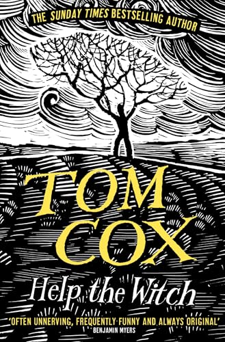 Book cover: silhouette of a figure under a bare tree, title "Help the Witch".