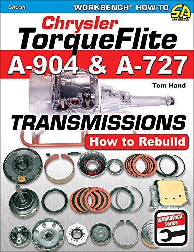 Book cover featuring a disassembled Chrysler transmission and various internal parts on a background.