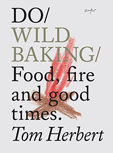 Book cover: "Do Wild Baking" with red sprig illustration, by Tom Herbert.