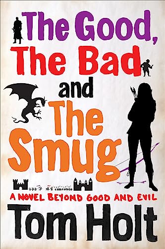 Book cover with silhouettes of figures, a dragon, and castle illustrations.