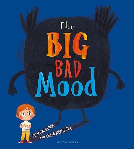 Book cover: a dark, spiky monster looms over a small boy.