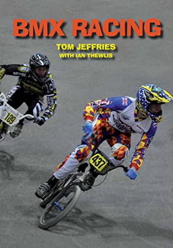 Book cover featuring two BMX racers in colorful gear mid-race.