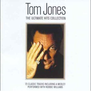 CD cover for Tom Jones’ “Ultimate Hits Collection” featuring a portrait.