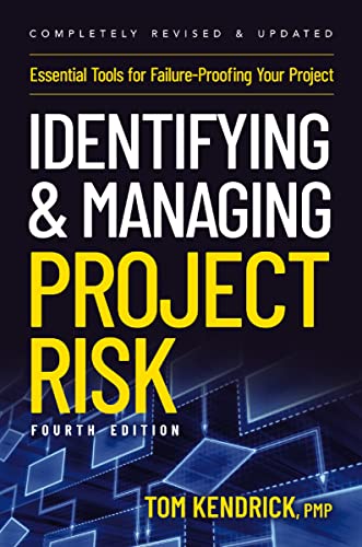 Book cover: "Identifying & Managing Project Risk," 4th Edition, by Tom Kendrick.