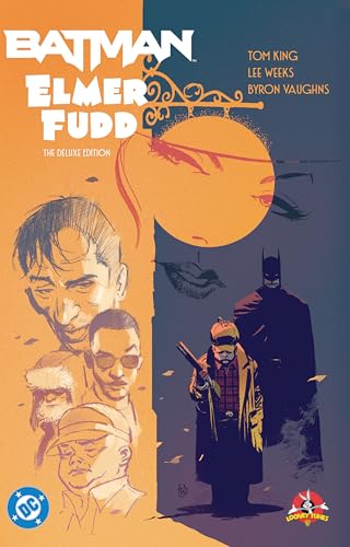 Book cover featuring Batman and Elmer Fudd in a noir style.