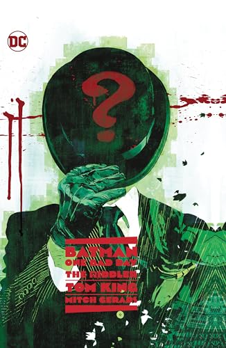 A figure in a suit holds a bowler hat with a red question mark.