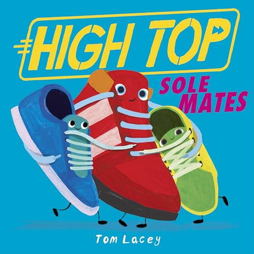 Book cover featuring three cartoon shoes with faces and legs.