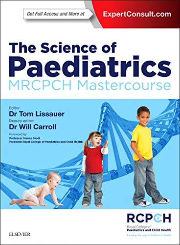 Book cover: "The Science of Paediatrics" with children and a bridge image.