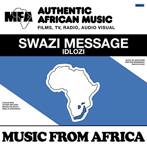 Vinyl record cover: African map with text “Music From Africa Vol.1: Swazi”.