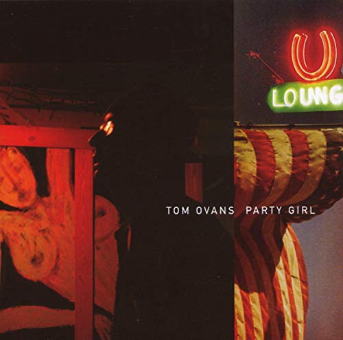 CD cover for Tom Ovans’ “Party Girl” featuring a woman and neon sign.