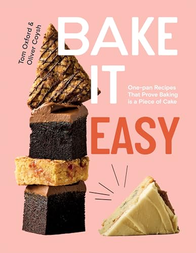 Cookbook cover featuring a stack of chocolate and vanilla baked goods.