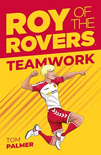 Book cover: Roy of the Rovers, illustrated with a footballer celebrating.