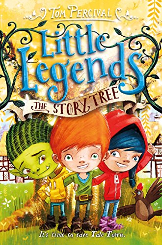 Book cover for Little Legends: The Story Tree featuring three smiling children and a bird.