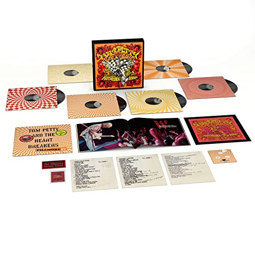 Tom Petty and the Heartbreakers vinyl box set with records, sleeves, and printed inserts.
