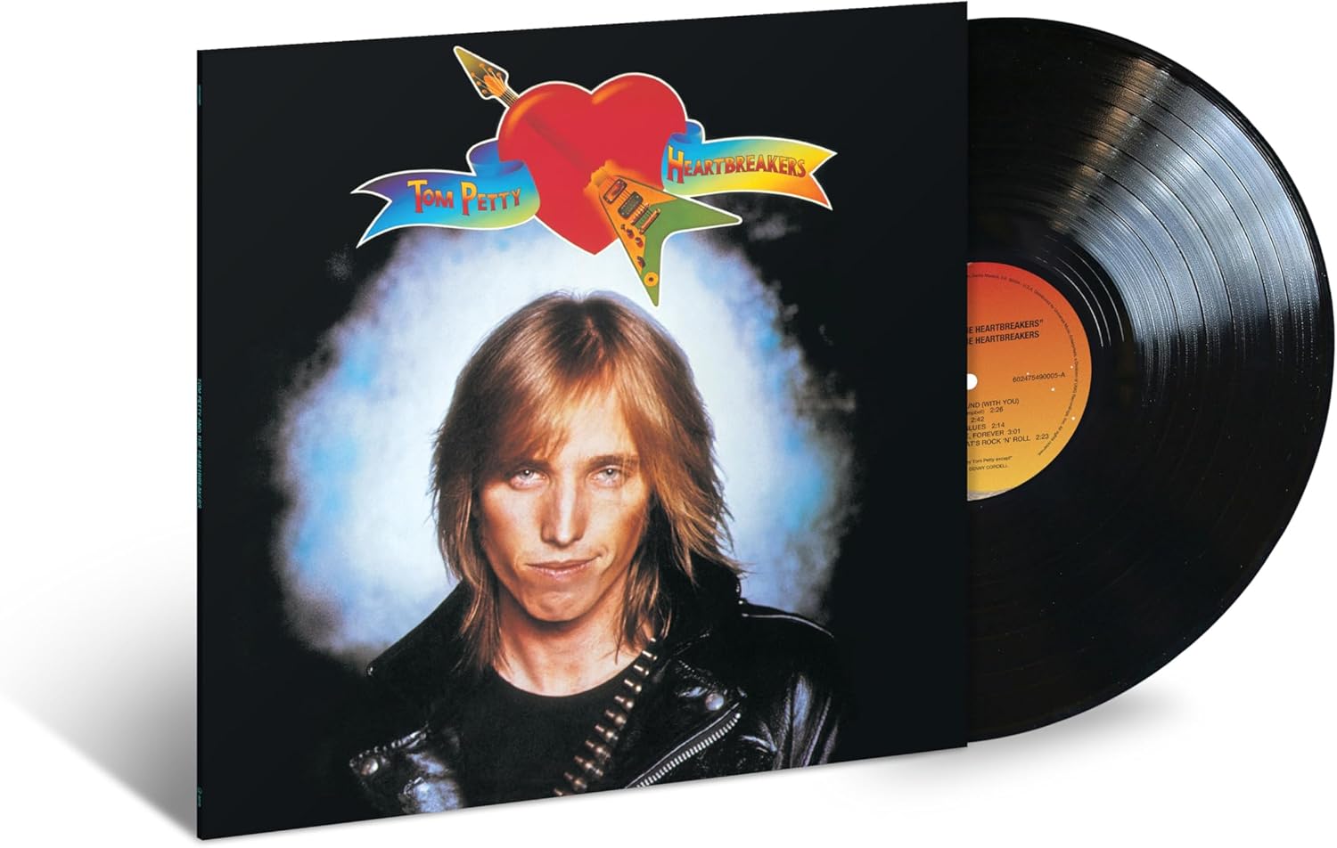 Tom Petty and the Heartbreakers vinyl record album cover and disc.