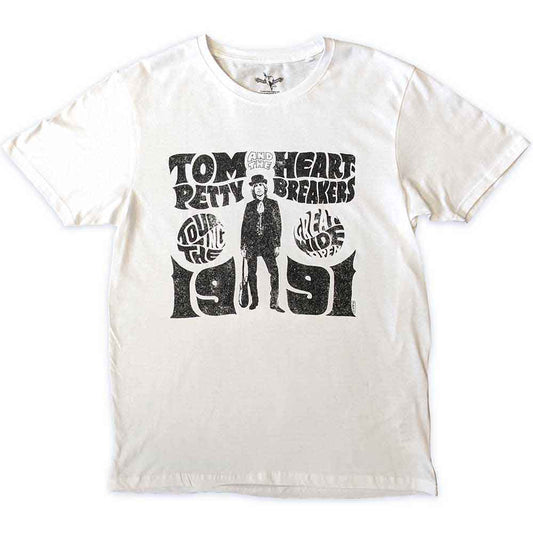 Black t-shirt with Tom Petty & The Heartbreakers “Great Wide Open” tour design.