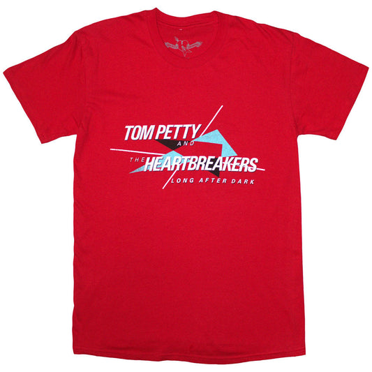 Red t-shirt featuring Tom Petty & The Heartbreakers “Long After Dark” design, size X-Large.