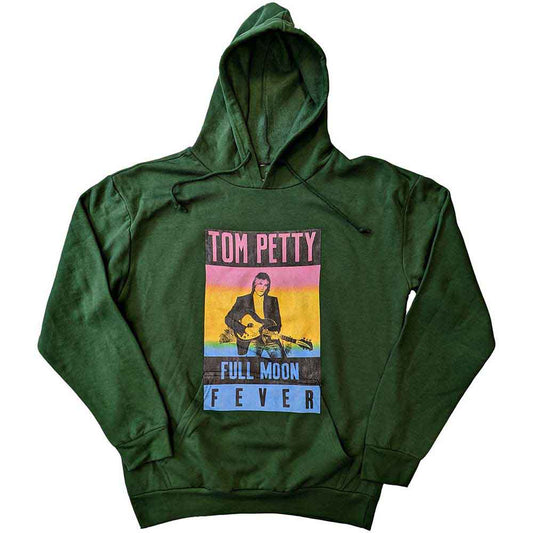 Dark pullover hoodie featuring Tom Petty’s *Full Moon Fever* album artwork.