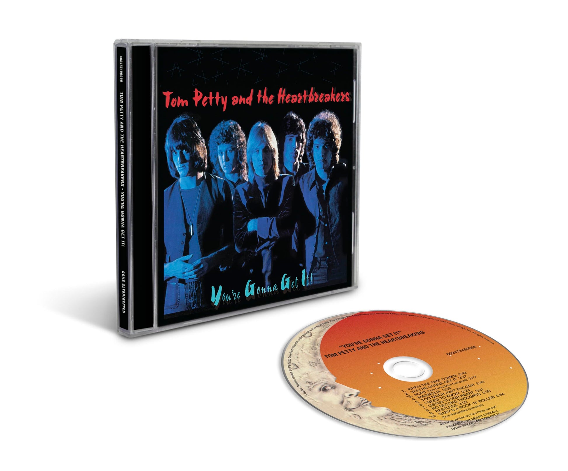 CD case and disc for Tom Petty and the Heartbreakers, You're Gonna Get It.