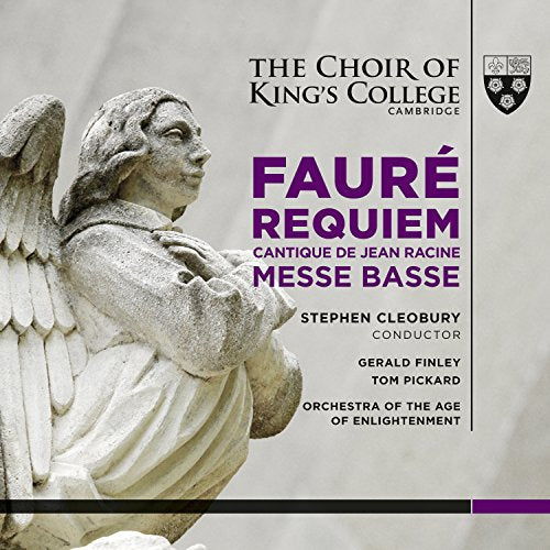 CD cover for Fauré's Requiem featuring an angel sculpture.