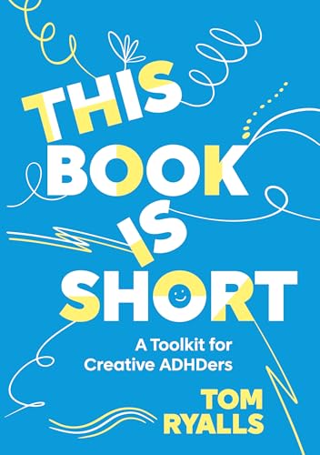 Blue book cover with yellow and white text: "This Book Is Short.
