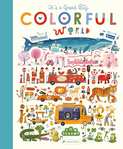 Book cover with colorful illustrations of animals, vehicles, and objects.