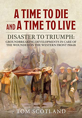 Book cover depicting World War I soldiers carrying a wounded comrade.