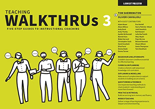 Book cover for "Teaching WalkThrus 3" with illustrated figures and text.