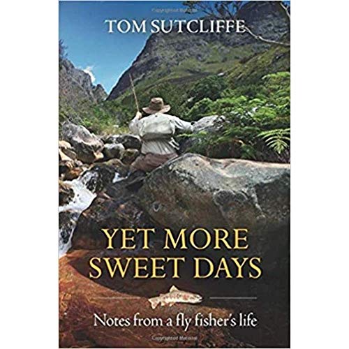 Book cover: fly fisher by a river, mountains in background.