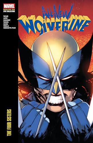 Comic book cover featuring Wolverine with claws extended, intense expression.