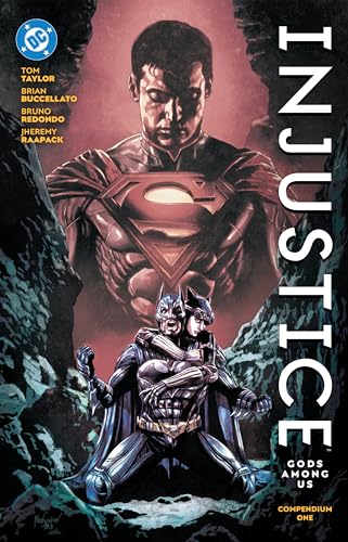 Cover of “Injustice: Gods Among Us Compendium One” featuring Superman and Batman.