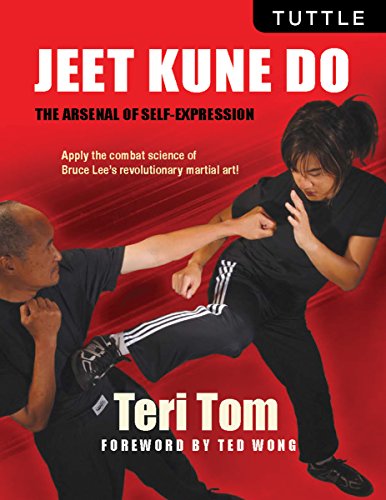 Book cover: Jeet Kune Do, showing a woman demonstrating a martial arts move.