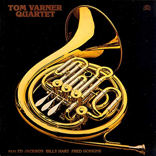 CD cover: golden French horn against a black background, text details.