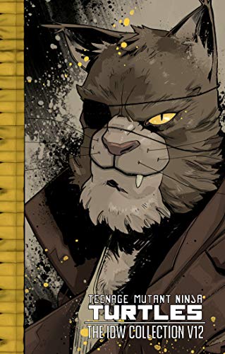 Close-up of a stern, anthropomorphic cat with an eyepatch on a comic book cover.