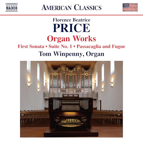 CD cover for Florence Price’s “Organ Works” performed by Tom Winpenny.