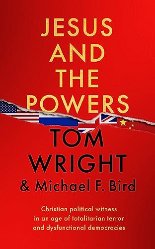 Red book cover with gold text and torn flags of the USA, UK, and China.