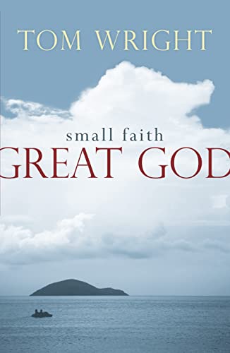 Book cover with blue sky, clouds, ocean, and island scene.