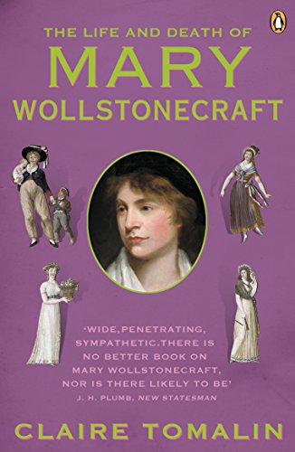Book cover featuring a central portrait of Mary Wollstonecraft surrounded by four historical illustrations.