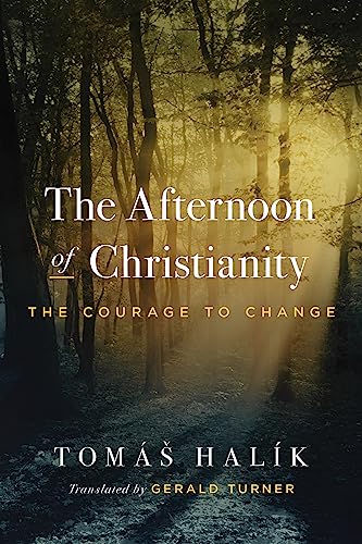 Book cover with forest scene and title “The Afternoon of Christianity.”