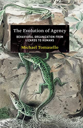 Book cover featuring lizards and text: "The Evolution of Agency.