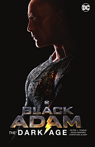 Black Adam comic book cover featuring a shadowed, muscular figure.
