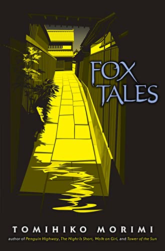 Book cover: illuminated yellow alleyway with “Fox Tales” title text.