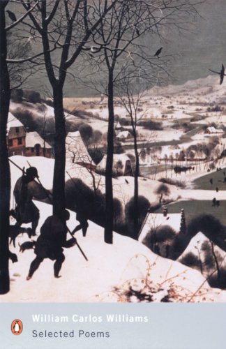 Book cover: “Selected Poems” by William Carlos Williams, winter scene.