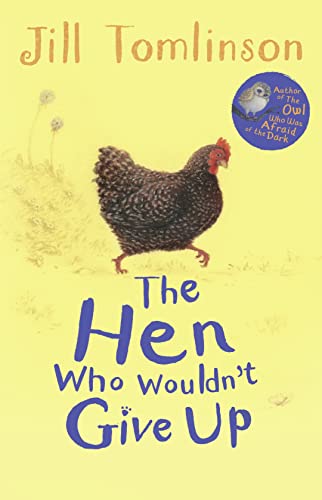 Book cover featuring a speckled brown hen against a yellow background.