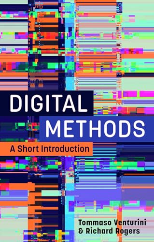 Book cover: "Digital Methods," with abstract glitch art background.